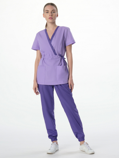 Костюм женский MedLine Арина (тк.Смесовая,120), фиолетовый/сирень