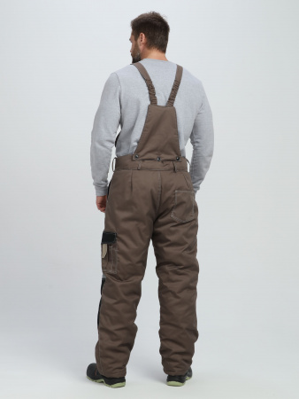 Костюм зимний Вектрон-1 (тк.Смесовая,240) брюки, коричневый/черный/бежевый